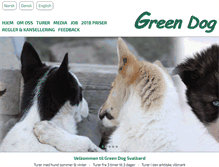 Tablet Screenshot of greendog.no
