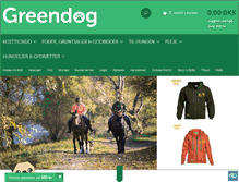 Tablet Screenshot of greendog.dk